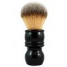 Blaireau Razorock "Barber 24" poils synthétiques Plissoft. Manche résine couleur noire. Base touffe 24 mm.