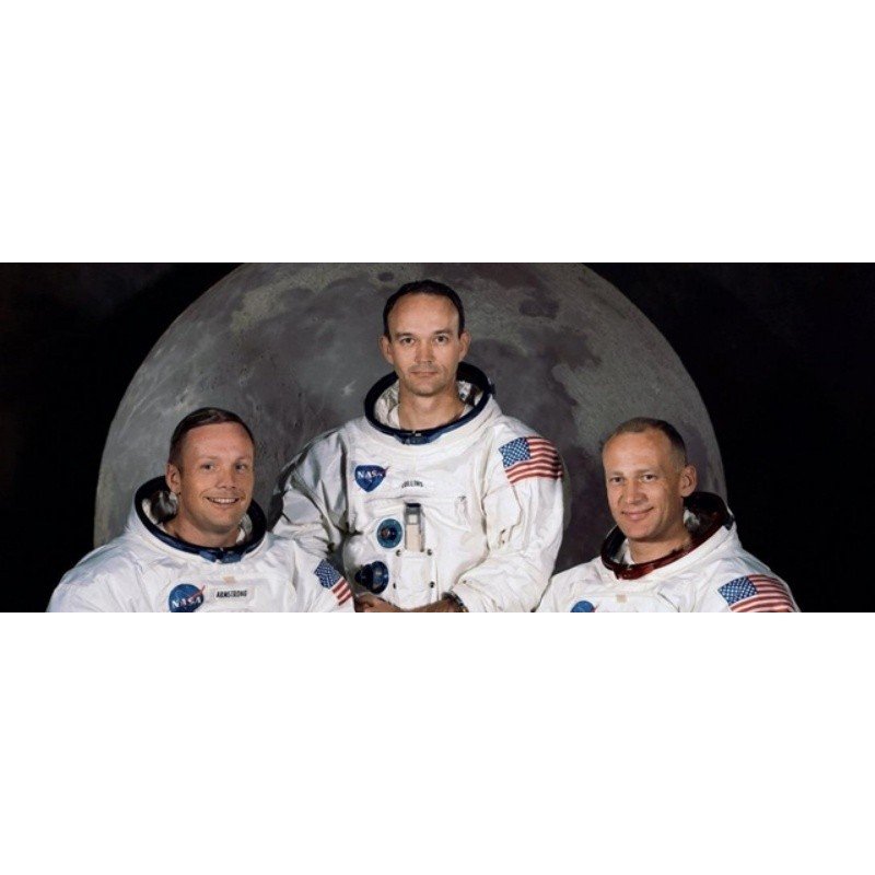 Apollo 11, Neil Armstrong, Michael Collins, Buzz Aldrin. Photo NASA
