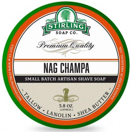 Savon à raser Stirling  parfum encens" Nag Champa".  Pot de 170ml.