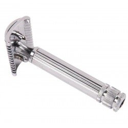 rasoir Fatip Grande. Chrome Classic. rasoir peigne à tête ouverte.