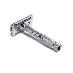 Parker A1R rasoir de voyage avec les 4 pièces remontées.