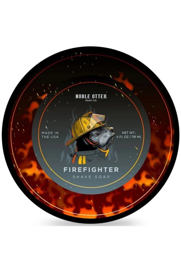 Savon de rasage Noble Otter " Firefighter " .