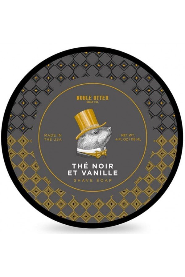 Savon à raser Noble Otter " Thé Noir et Vanille"