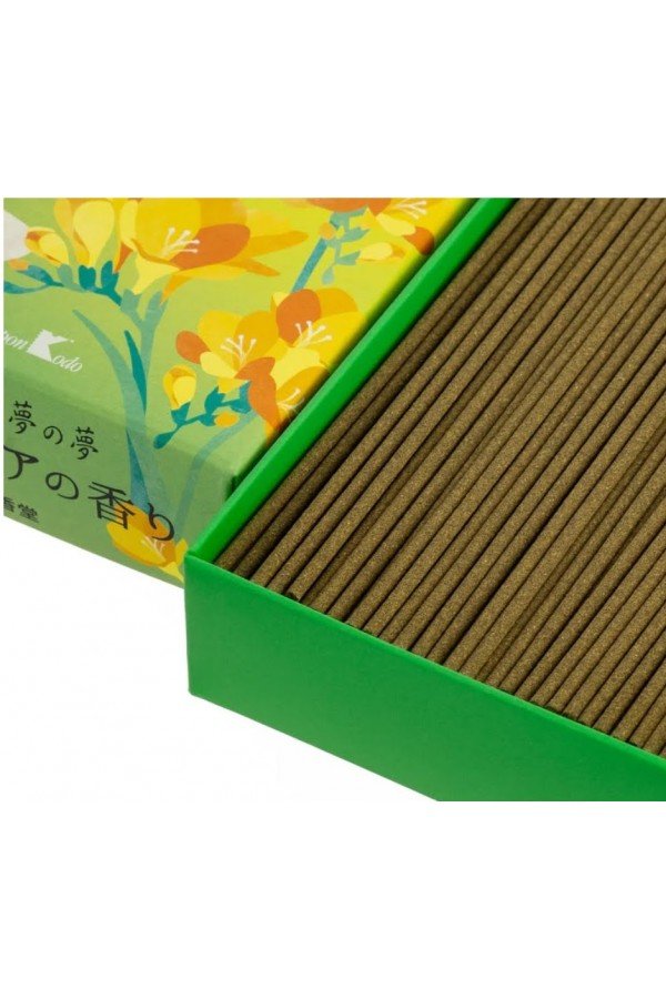Encens japonzis nippon kodo fleur de Freesia. Grande boite 230 bâtons.