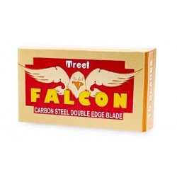 Lames de rasoir Treet.  Falcon carbon steel  (lames en acier au carbone). Boite de 10 lames.