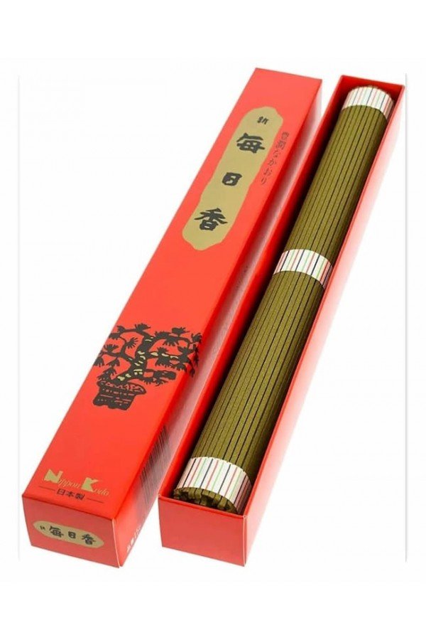 Encens japonais Santal Mainichikoh long. 100 bâtons.