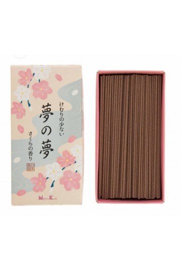 Encens Fleur de cerisier "Yume no Yume". Grande boite. 230 bâtons. Nippon Kodo.