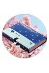 Coffret encens japonais bleu santal fleurs de prunier. Encens premium Nippon Kodo