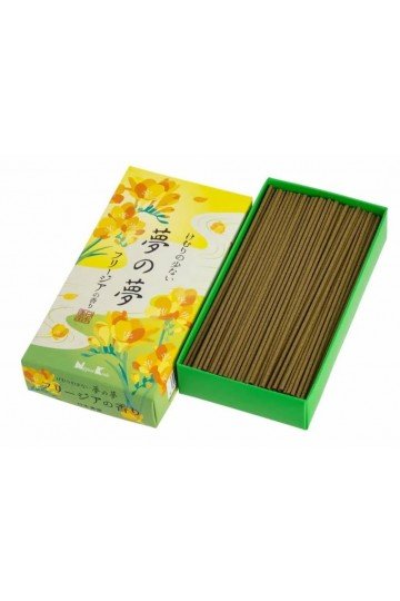 Encens japonais santal freesia. Grande boite. 230 bâtons. Durée de combustion 25mn.
