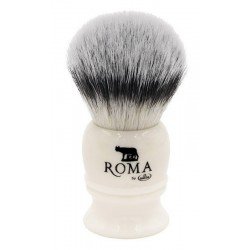 Blaireau Omega "Roma. Lupa Capitolina" poils synthetiques. Diamètre base touffe 26 mm.