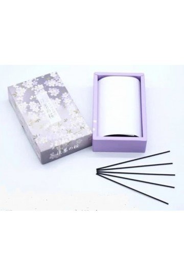 Encens premium japonais bois de santal et Fleurs de cerisier. Grande boite.