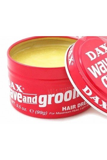 Dax "red" rouge. Gomina fixation forte. Pot 99g. Style retro rockabilly.