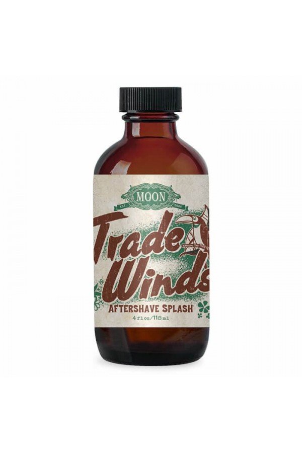Après-rasage Moon Soaps "Trade Winds". Flacon de 118 ml.