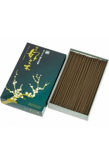 Encens japonais Baieido Santal Cannelle Herbes médicinales. "Bikou Bikonboku". 200 bâtons.