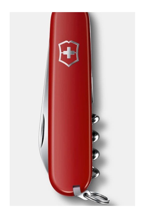 Couteau Victorinox. Couteau de poche suisse. 9 fonctions. Tire-bouchon et décapsuleur.