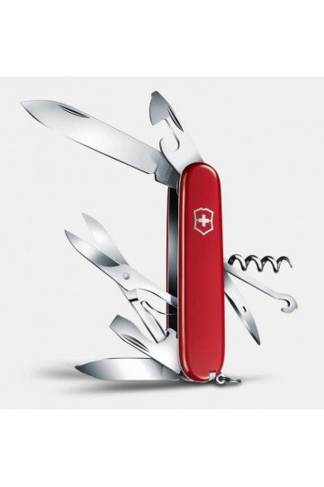Couteau suisse Victorinox Climber. 15 fonctions. Rouge.