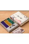 Coffret encens japonais "Hana no Hana" Santal Fleurs. 30 bâtons courts.