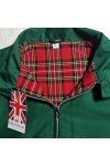 harrington jacket JB Made In England. Vert bouteille.