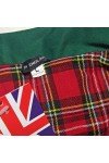 Harrington jacket Vert bouteille , anneau pour suspendre la veste , imprimée Made in England.