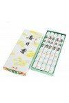 Encens Viva Mainichikoh santal. Long. Coffret de 5 rouleaux.