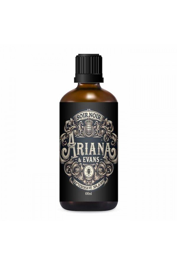 Après-rasage Ariana & Evans "Soir Noir". Flacon de 100 ml.