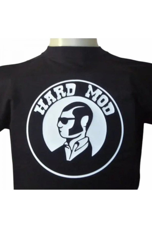 T-shirt Mods "Hard Mod". Noir logo blanc. Existe en 6 tailles.