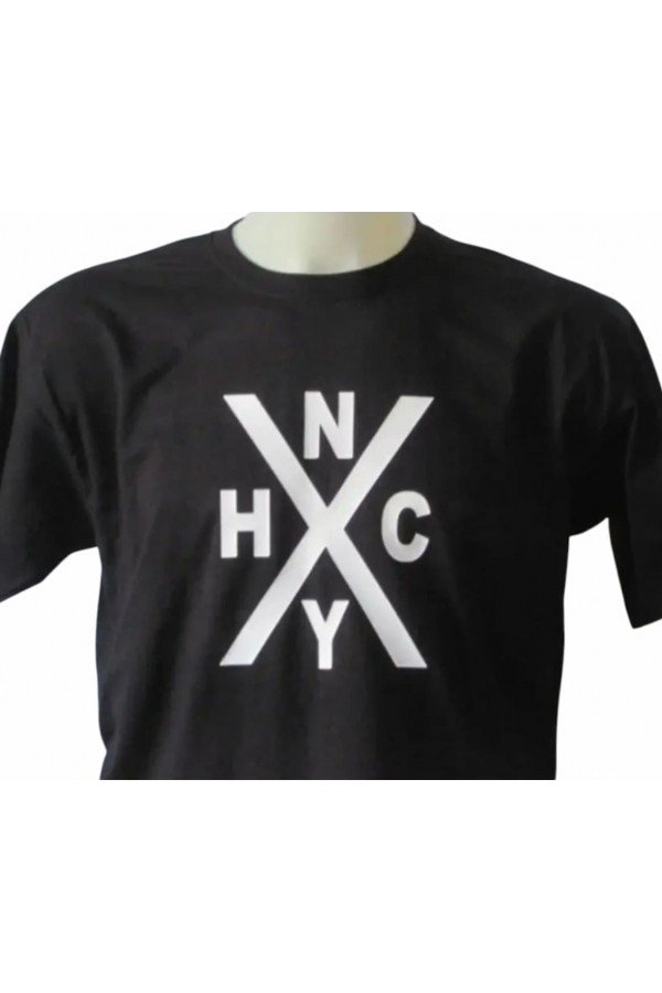 t-shirt Hardcore. NYHC Hardcore. Noir logo blanc. Existe en 6 tailles.