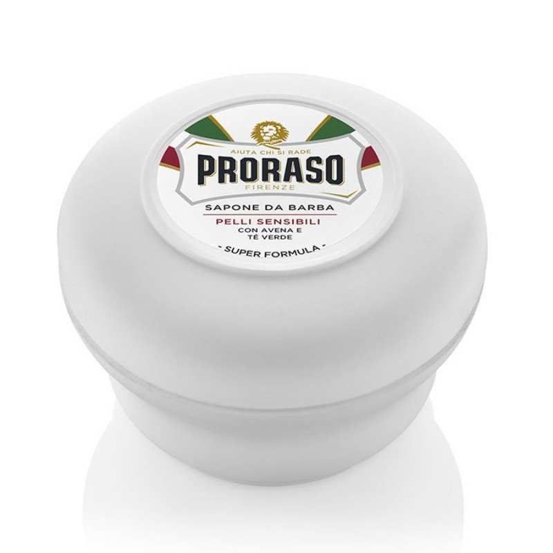Savon à raser Proraso peau sensible. Bol blanc.150 ml.