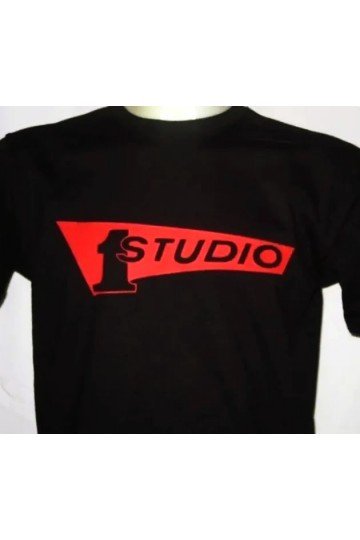 T-shirt noir logo rouge Studio 1. Studio One Records. Coxsone. Existe en 6 tailles.