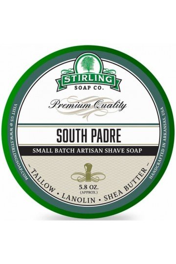 Savon de rasage Stirling "South Padre". Pot de 170ml.