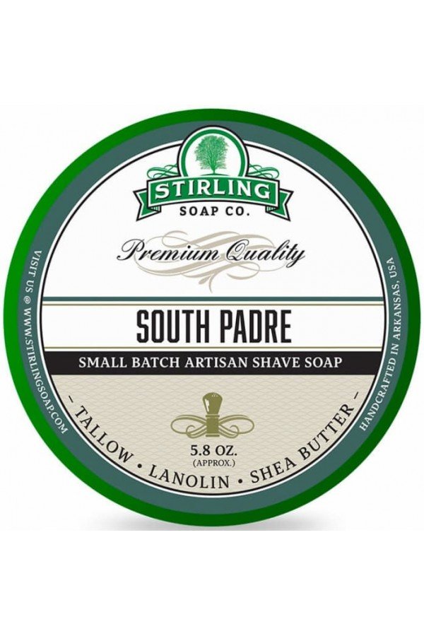 Savon de rasage Stirling "South Padre". Pot de 170ml.