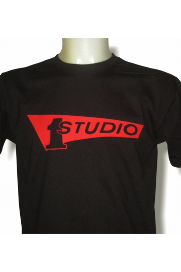 T-shirt noir logo Studio One blanc. Studio One records. T-shirt ska, rocksteady. Disponible en 6 tailles.