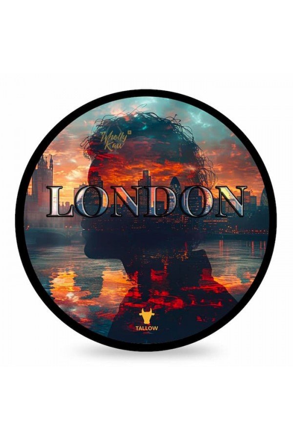 Savon à raser  Wholly Kaw "London".  Pot de 165g.