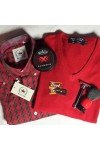 Chemise Relco London Tartan 01 + Pull col V Moonstomp Clothing + savon à raser + blaireau  Razorock + rasoir Muhle.