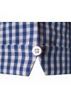 Chemise vichy bleu Relco London Clothing. Style retro vintage anglais authentique. 4 tailles disponibles.