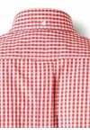 Chemise retro années 60. Relco London. Vichy rouge. Manches courtes. Pli dans le dos.