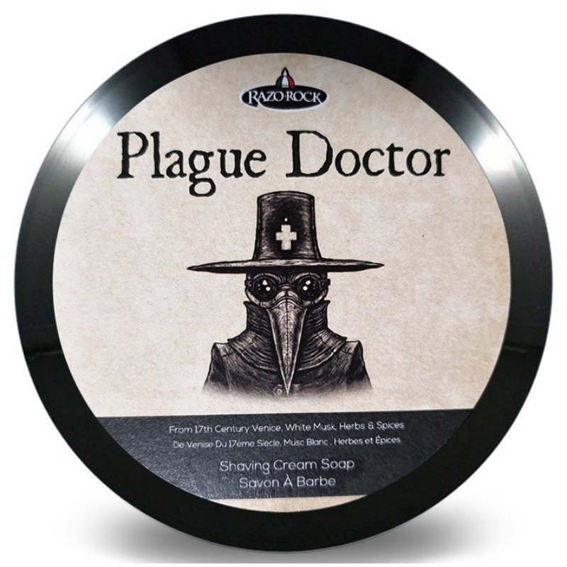 Savon à raser Razorock "Plague Doctor". 150ml.