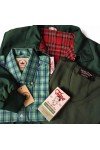 Pull vert Moonstomp Clothing + chemise Relco London + blouson harrington anglais vert.