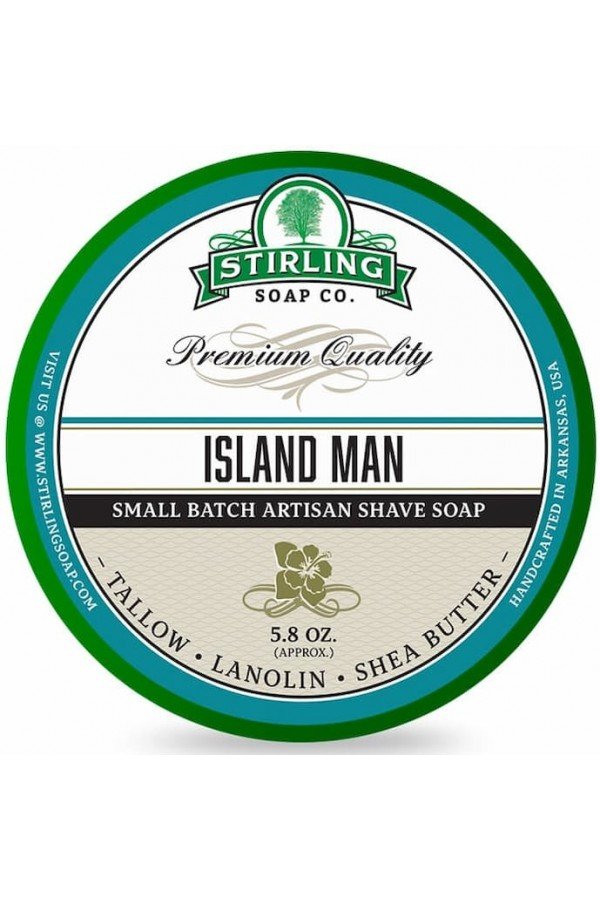 Savon à raser Stirling "Island Man" pot de 170ml