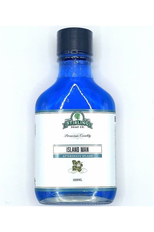 Après-rasage Stirling "Island Man". flacon de 100ml.