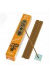 Encens japonais Morning Star Ambre.  Fabriqué par Nippon Kodo. 50 bâtons. Porte-encens céramique.