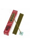Encens bois de santal Morning Star. Fabriqué au Japon. 50 bâtons de 25 min. Coffret cadeau Morning Star bleu et doré.