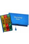 Coffret encens Morning Star. 150 bâtons. Santal + cèdre + pin. Fabriqué au Japon.
