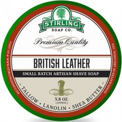 Savon à raser Stirling "British Leather". 170ml.