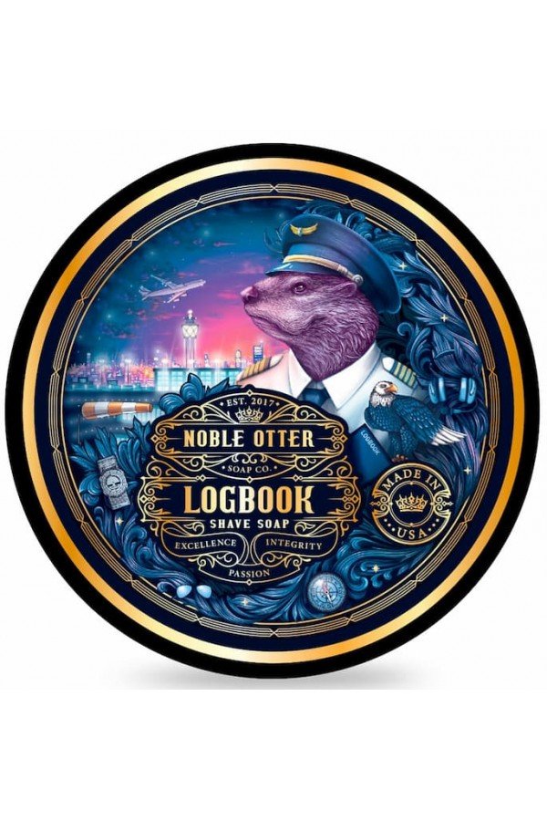 Savon de rasage Noble Otter "Logbook" pot de  118 ml