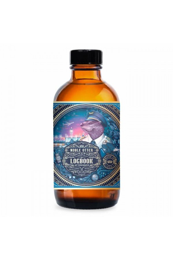 Après-rasage Noble Otter "Logbook" , Flacon de 118 ml.