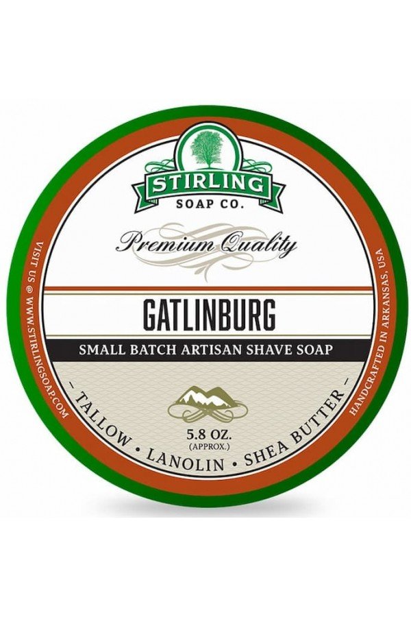 Savon de rasage Stirling "Gatlinburg" pot de 170 ml.