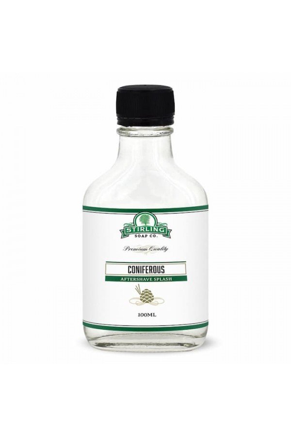 Après-rasage aftershave Stirling "Coniferous" flacon de 100 ml.