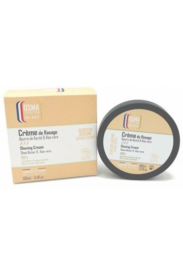 Crème de rasage Osma  "Agrume" avec boite de présentation