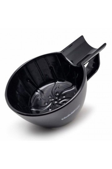 Bol de rasage pour rasage traditionnel au blaireau. Marque The Goodfellas Smile. Couleur noir.